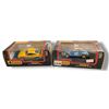Image 1 : 2x Eagle Collectibles 1:43 Scale Die Cast Porsche Cars: Carrera 2.7L & 911 C 3L