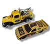 Image 1 : 2x Die Cast Models: Racing Champions Pontiac & Golden Wheel Ford Parts Truck