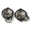 Image 1 : 2x Vintage Hudson MF19 Car Head Lights