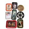 Image 1 : Assorted Vintage Trays: Coca-Cola, Ford, Colonel Goodfellows