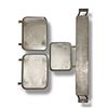 Image 1 : 4x Vintage Drive-In Restaurant Car Trays : 3x Square Traco & 1x Elongated