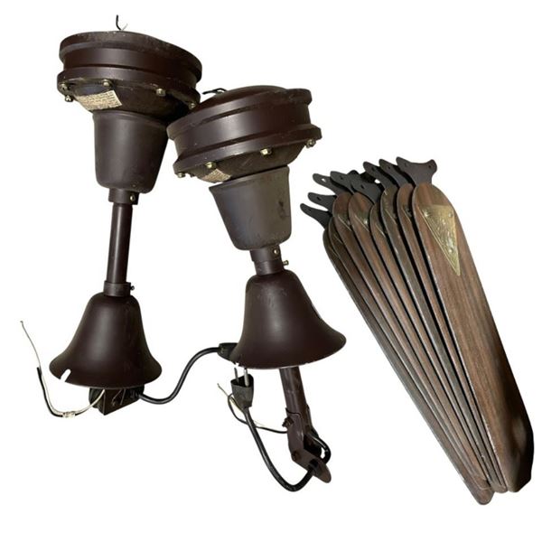 2x Vintage Canarm Ceiling Fans Model PES-48