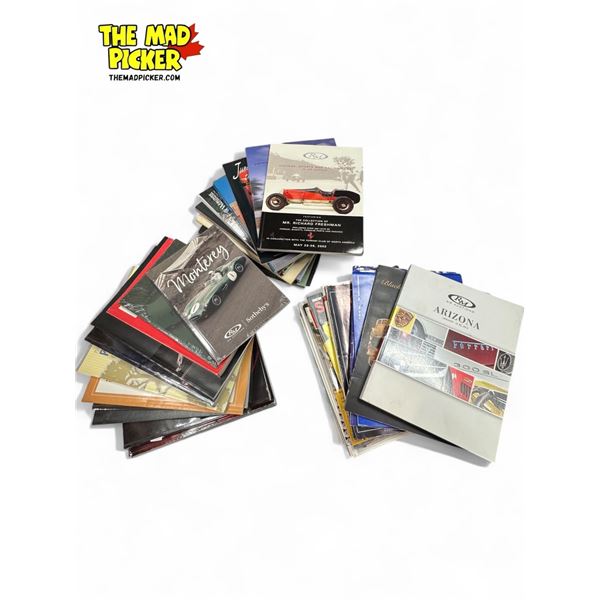 Collection Of Auction Catalogue Books: RM, Blackhawk, Monterey