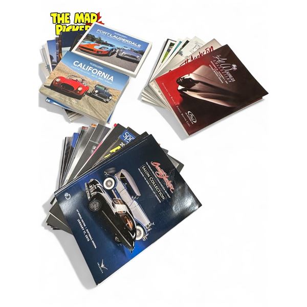 Collection Of Auction Catalogue Books: RM, Barett-Jackson, Christie's