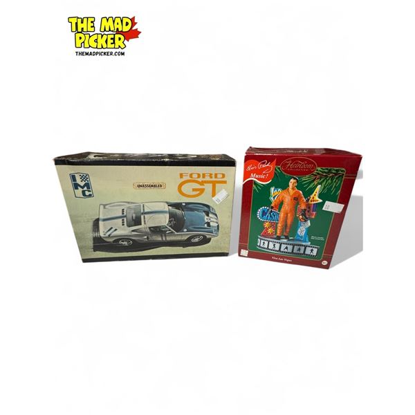 2x Collectibles: Carlton Viva Las Vegas Elvis & IMC Ford GT Model Kit