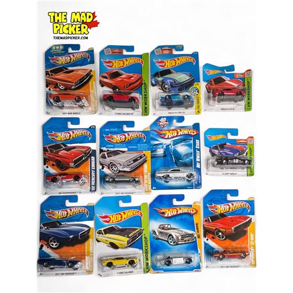 12x Assorted Hot Wheels