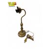 Image 2 : Vintage Brass Gooseneck Table Lamp