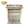 Image 1 : Vintage Custom Well Made "Motor Oils" Wooden Display Shelf