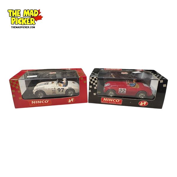 2x Ninco Model Racing Cars : Ferrari 166 MM & Alfa Romeo 155 V6 Ti