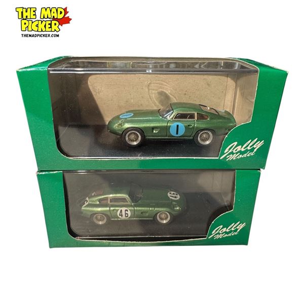 2x Jolly Model Die Cast Aston Martin P214 Model Cars 1:43 Scale