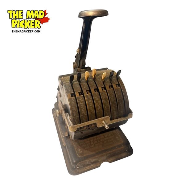 Vintage Hedman MFG Co. Model R Check-Writer