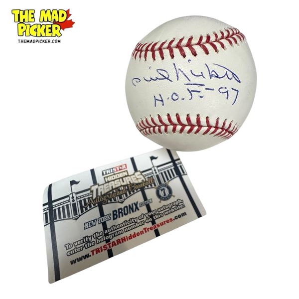 Tristar Hidden Treasures Phil Neixro Autographed Baseball With Coa Sticker