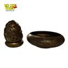 Image 1 : 2x Vintage Collectible Brass Items: Bowls & Egg