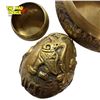 Image 3 : 2x Vintage Collectible Brass Items: Bowls & Egg