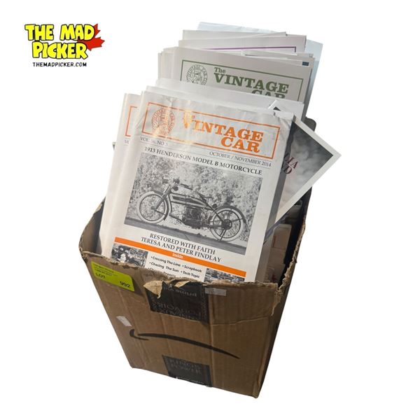 Collection Of Vintage Automotive Magazines & Papers: The Vintage Car, Totem Times, & More