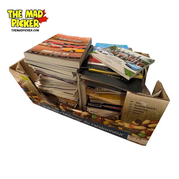 Collection Of Automotive Magazines & Auction Catalogues: Barett-Jackson, Sotheby's, & More