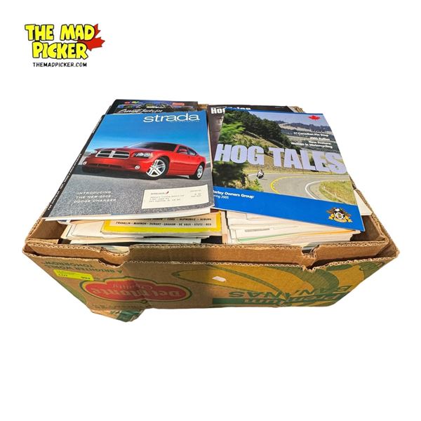 Collection Of Automotive Magazines : Barett-Jackson, Hog Tales, The Vintage Car, & More