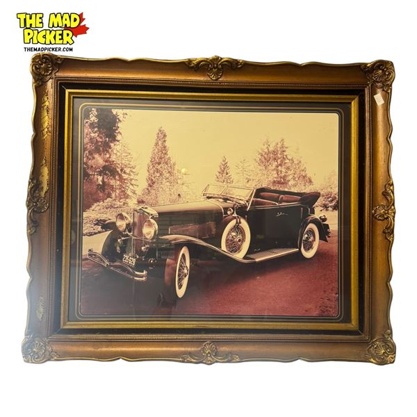 Vintage Framed Rolls Royce Picture