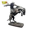 Image 1 : Vintage Frederic Remington Signed Bucking Horse Bronze