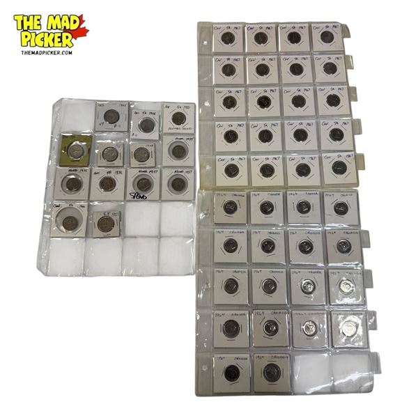 1920s-1960's Canadian Nickels: Buffalo/Indian, Rabbit, & More