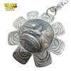 Image 1 : Vintage First Nations Dela Mare Signed Sun Mask Pendant On 925 Silver Chain