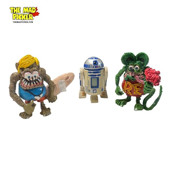 Vintage Surfink Sam, RF, & R2D2 Toy