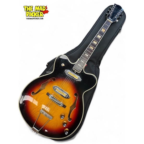 Mother Of Pearl Inlay Electric Guitar With Traveling Soft Case