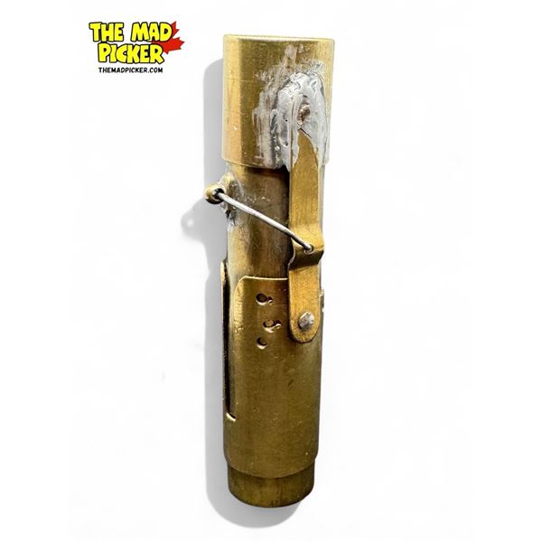 Vintage Trench Art Push Pop Action Lighter