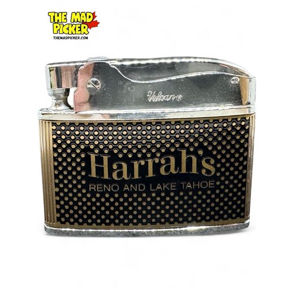 Vintage Vulcan Harrah's Reno And Lake Tahoe Lighter