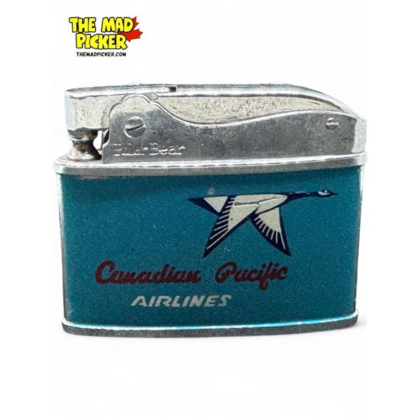 Vintage Polar Bear Canadian Pacific Airlines Advertising Lighter