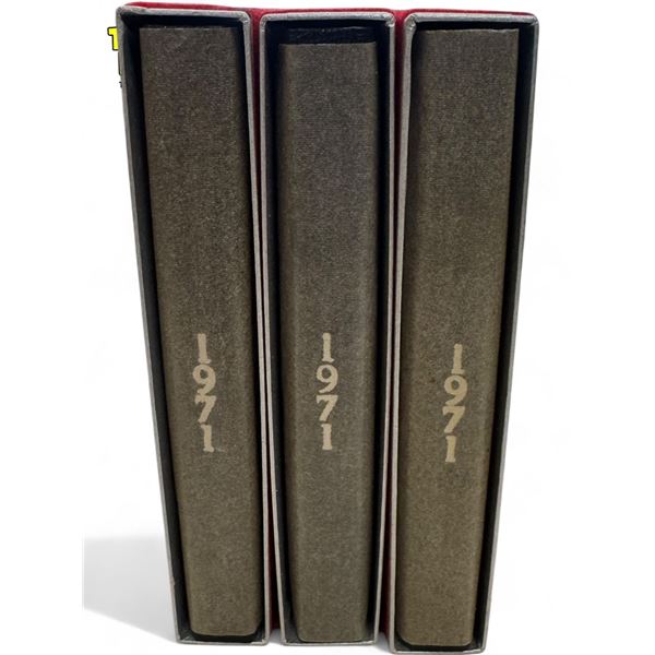 3x 1971 Canadian Coin Sets