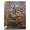 Image 1 : Vintage Wilf Stevenson Signed First Nations Hand Carved Plaque