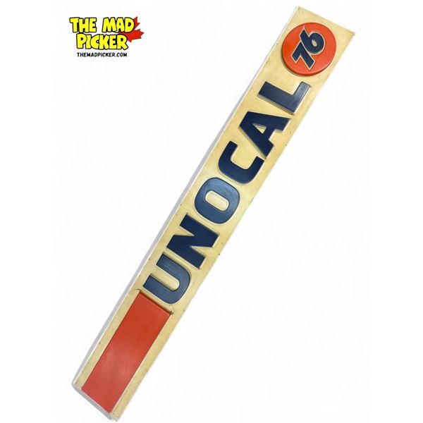 Large Vintage Unocal 76 Plastic Advertising Sign