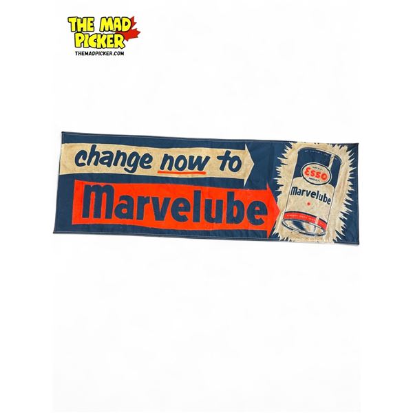 Vintage Esso Marvel Lube Advertising Poster