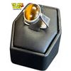 Image 2 : Boho-Chic Tigers Eye .925 Silver Israel Stamped Flip Stone Ring