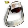 Image 5 : Boho-Chic Tigers Eye .925 Silver Israel Stamped Flip Stone Ring