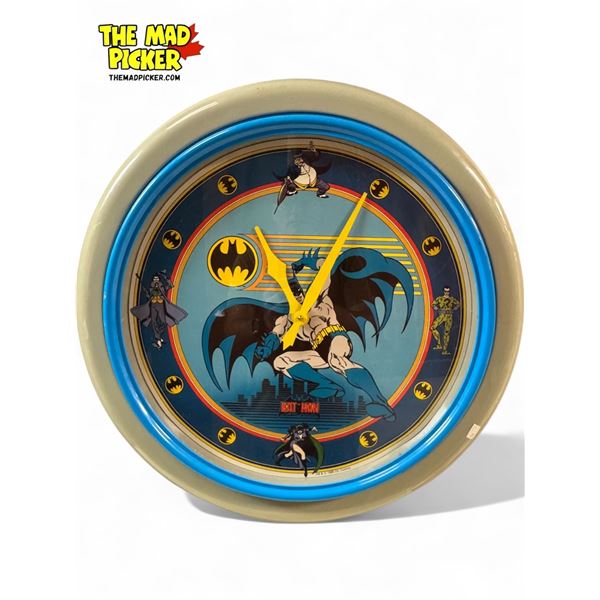 1989 DC Comics Batman Wall Clock
