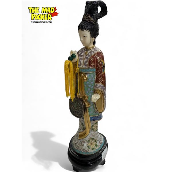 Vintage Cloisonne & Specimen Figurine