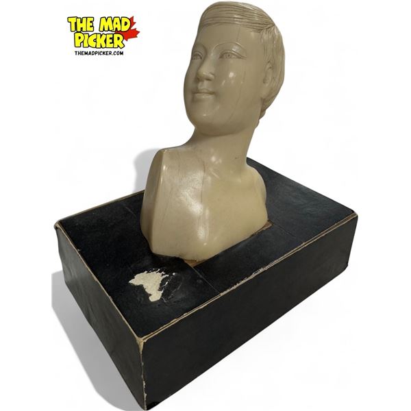 Vintage Carved Asian Bust Specimen