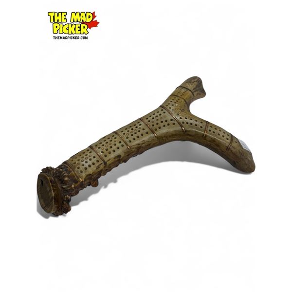 Vintage Copper Inlay Horn Bridge Board