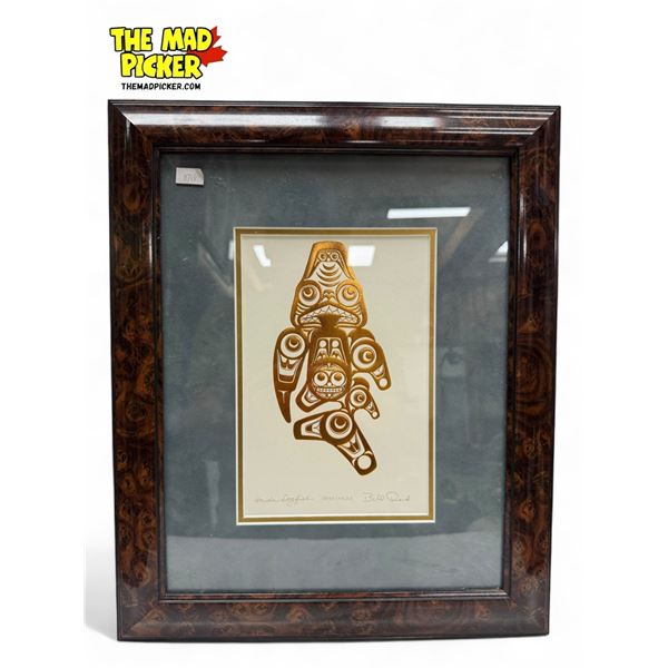 Vintage Bill Reid Haida Dogfish "Qqaaxhada" Card Art