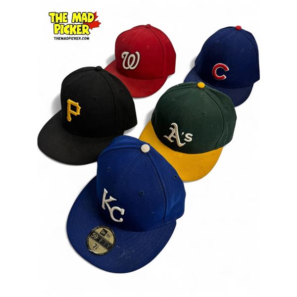 5x Sports Hats : KC, Pirates, Cubs, & More