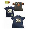 Image 1 : 3x Sports Jerseys (NFL & CFL): Bc Lions Size XL, Seattle Seahawks Nike Size Large Gordon #28, & Maje