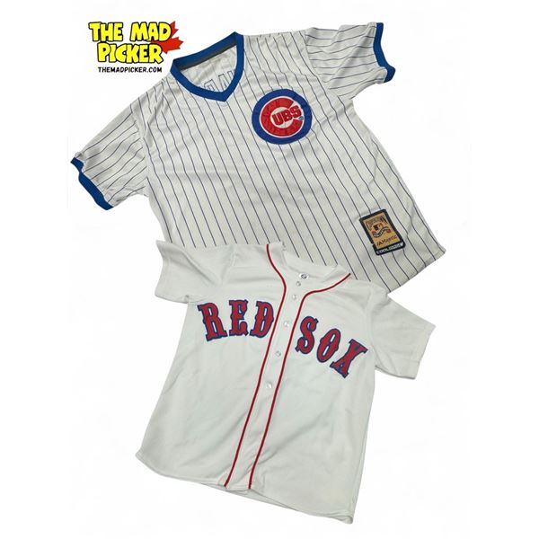 2x Baseball Jerseys : Majestic Cubs #12 Schwarber &  Red Sox # 5