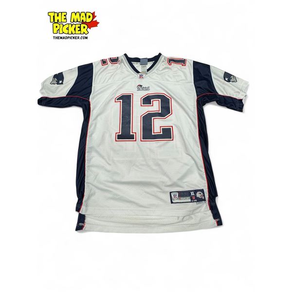 Reebok NFL Patriots #12 Brady Jersey Size XL