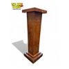 Image 4 : Vintage Wooden Plant Stand Pedestal