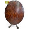 Image 5 : Incredible Antique Oval Walnut Tilt-Top Table With Great Details On Feet
