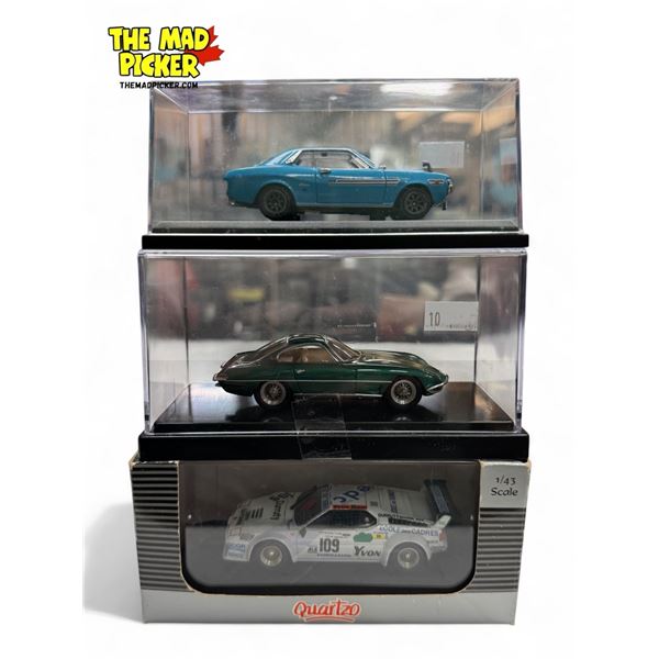 3x Die Cast Model Cars : Celica, Lamborghini, & BMW M1