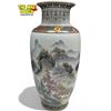 Image 1 : Vintage Asian Mountain/Villagers Scene Vase