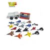 Image 1 : Assorted Die Cast Toys : Siku Dump Truck, Jets, & Welly Volkswagen T1 Double Cabin Pick Up